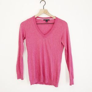 Banana Republic Silk Blend Whipstitch V-Neck